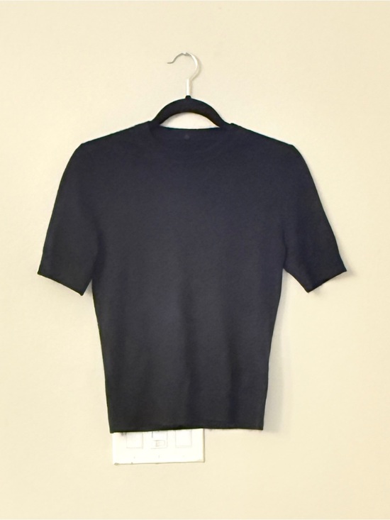 Tory Burch Sweaters - Tory Burch Classic Navy  Short-Sleeve Women's Cashmere Sweater